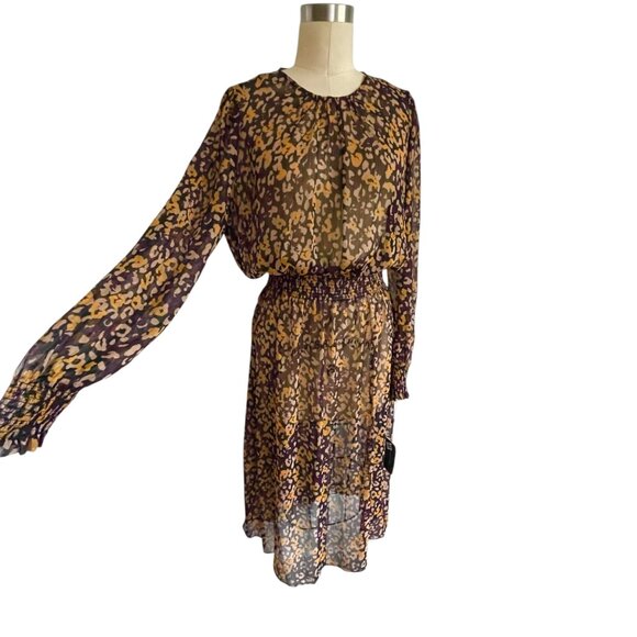 Tommy Hilfiger Autumn Floral Sheer Dress - 12 - NWT - Picture 5 of 8